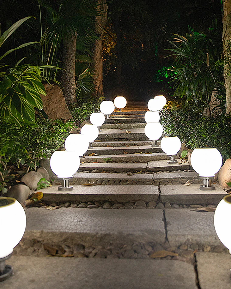 WOMO Globe Outdoor Pillar Light-WM9217 - Image 15