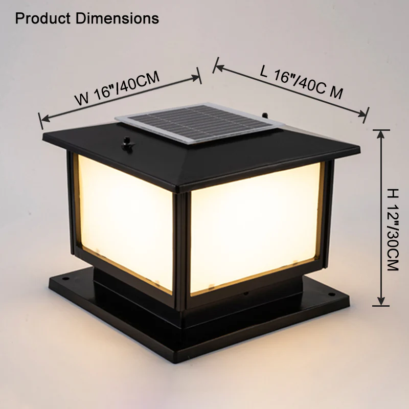 WOMO Solar Pillar Light-WM9219 - Image 20