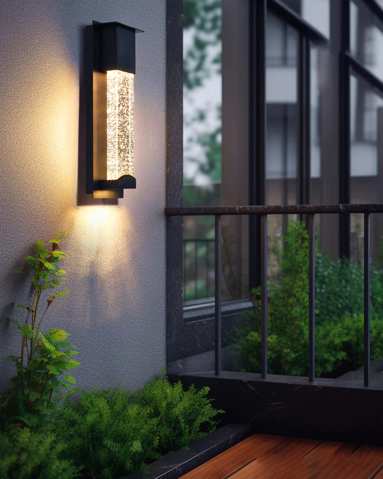 WOMO Outdoor Seeded Glass Wall Light-WM9024 - Image 10
