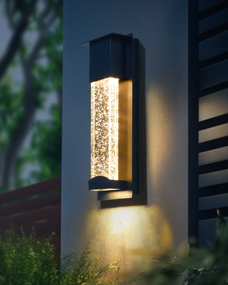 WOMO Outdoor Seeded Glass Wall Light-WM9024 - Image 11