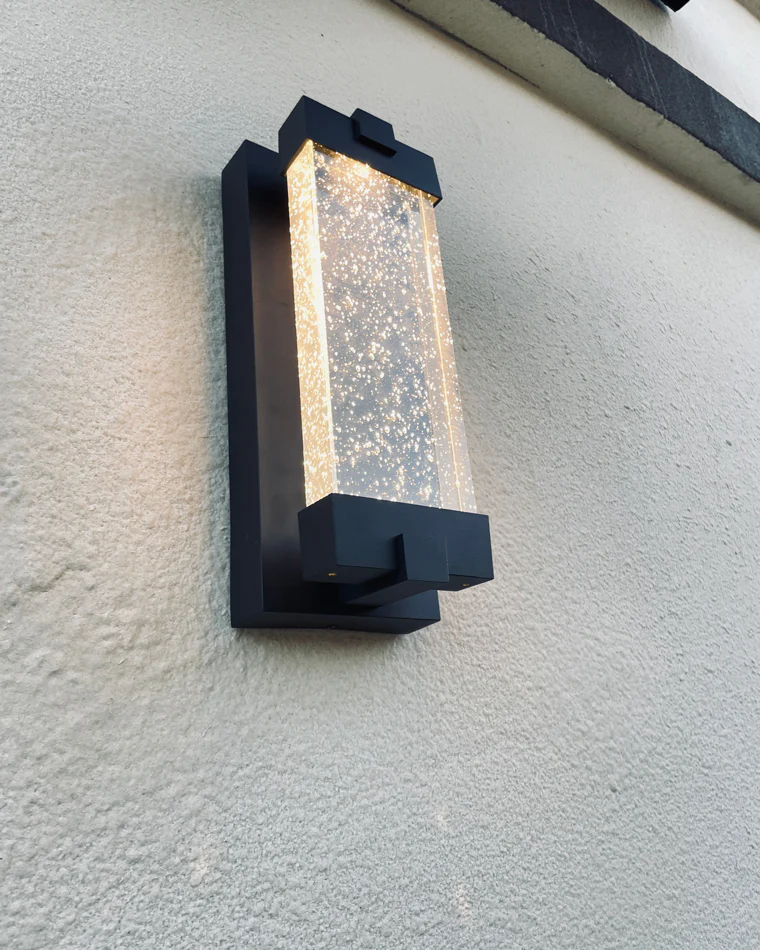 WOMO Outdoor Seeded Glass Wall Light-WM9024 - Image 17