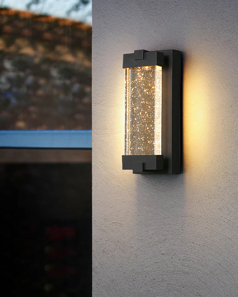WOMO Outdoor Seeded Glass Wall Light-WM9024 - Image 5