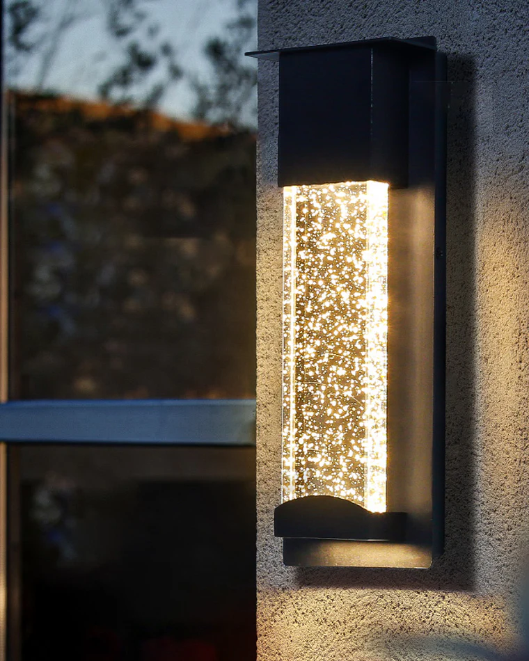 WOMO Outdoor Seeded Glass Wall Light-WM9024 - Image 7