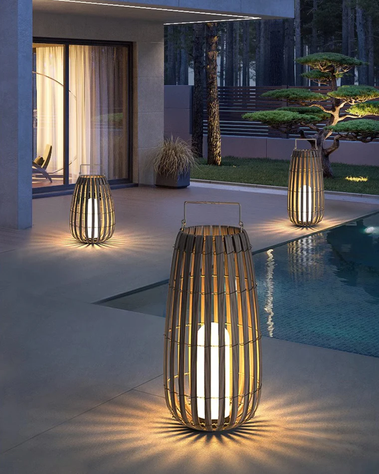 WOMO Outdoor Solar Hanging Lantern-WM9005 - Image 2