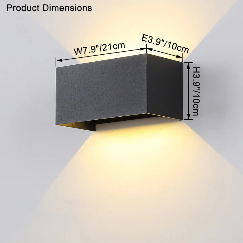 WOMO Outdoor Up Down Wall Light-WM9061 - Image 26