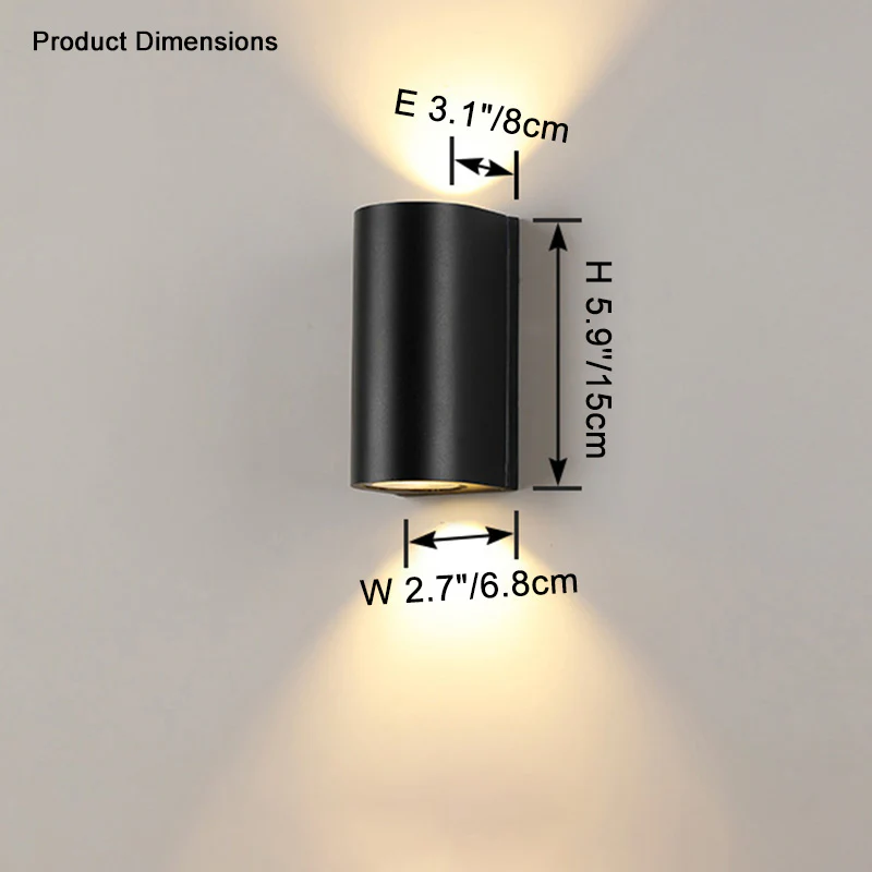 WOMO Outdoor Up Down Wall Light-WM9079 - Image 16