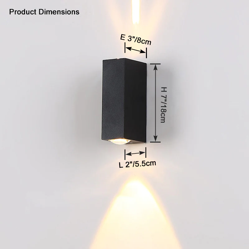 WOMO Outdoor Up Down Wall Light-WM9080 - Image 13