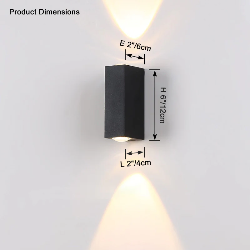 WOMO Outdoor Up Down Wall Light-WM9080 - Image 15