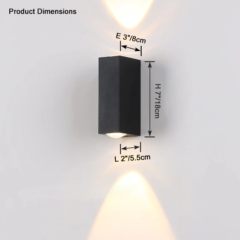 WOMO Outdoor Up Down Wall Light-WM9080 - Image 17