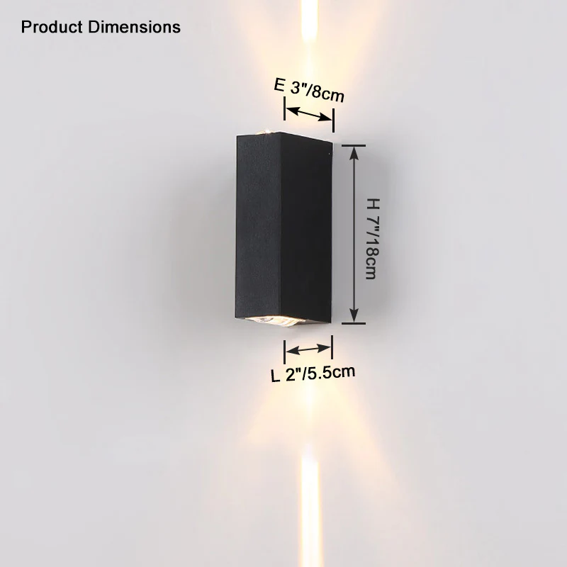 WOMO Outdoor Up Down Wall Light-WM9080 - Image 9