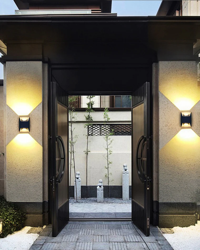 WOMO Outdoor Up Down Wall Light-WM9082 - Image 2
