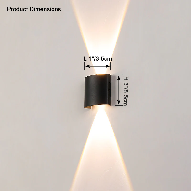 WOMO Outdoor Up Down Wall Light-WM9084 - Image 11