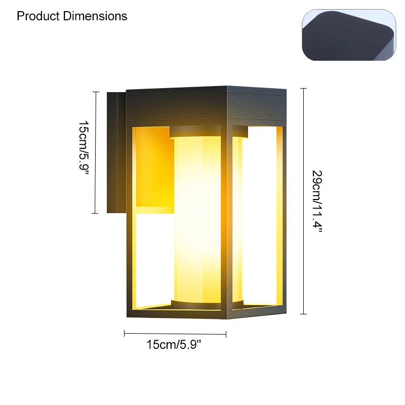 WOMO Outdoor Wall Lantern-WM9030 - Image 13
