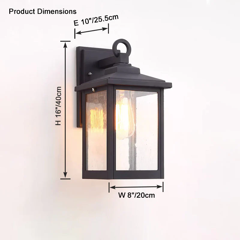 WOMO Outdoor Wall Lantern-WM9154 - Image 13