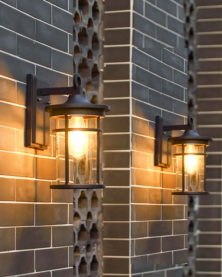 WOMO Cylinder Outdoor Wall Lantern-WM9155 - Image 2