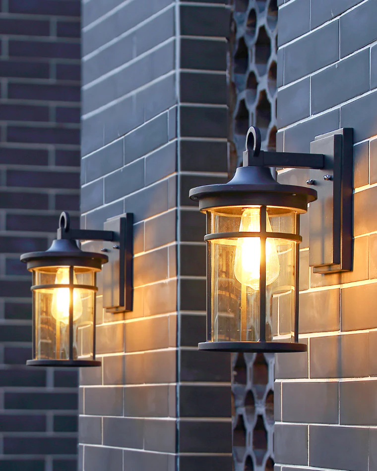 WOMO Cylinder Outdoor Wall Lantern-WM9155 - Image 4