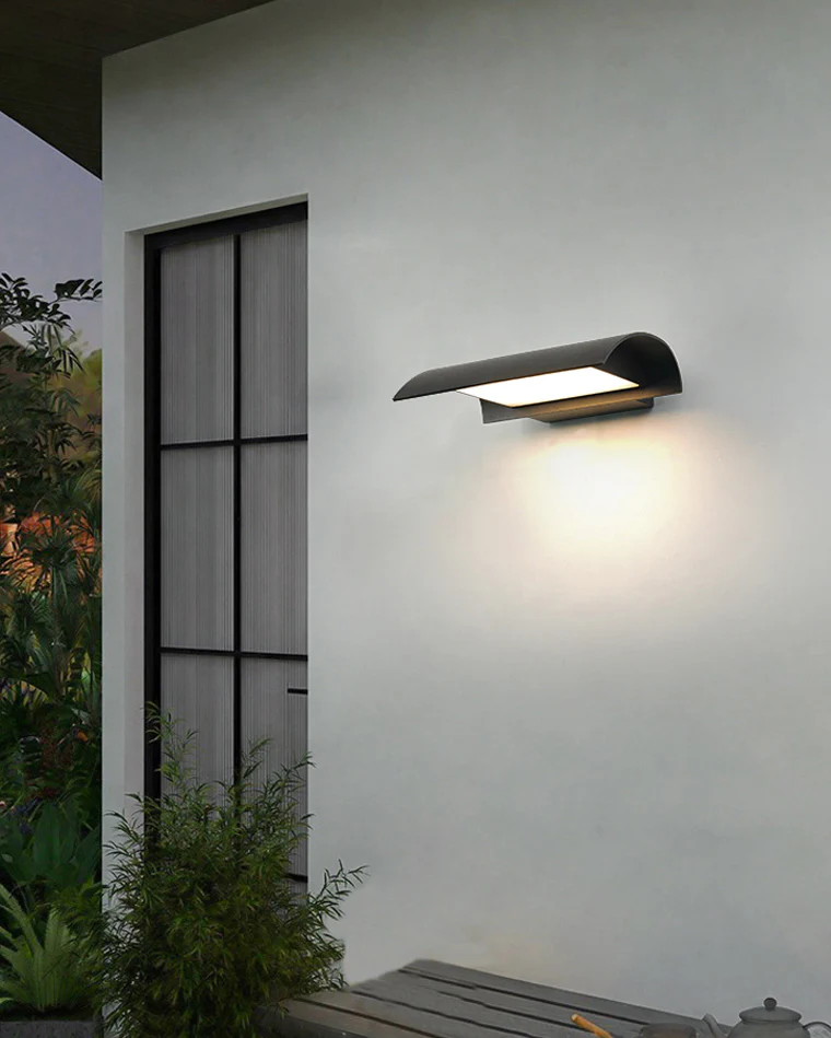 WOMO Curved Outdoor Wall Light-WM9070 - Image 9