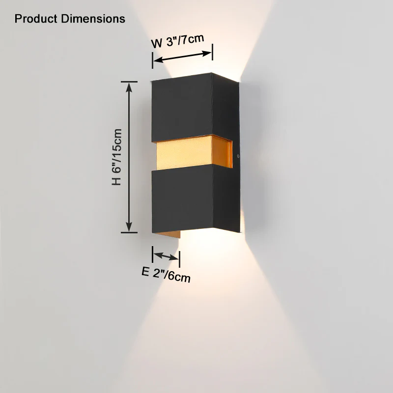 WOMO Up Down Outdoor Wall Light-WM9163 - Image 8