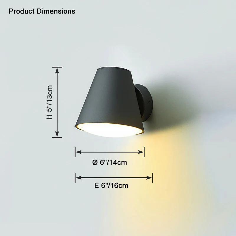 WOMO Nordic Outdoor Wall Light-WM9167 - Image 11