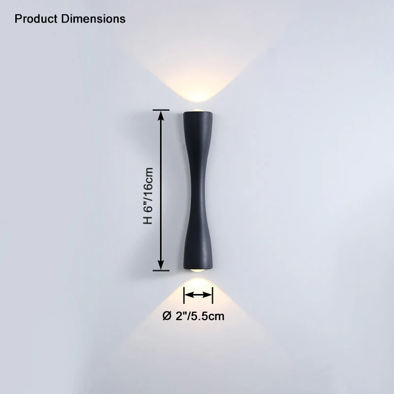 WOMO Outdoor Up Down Wall Light-WM9186 - Image 10