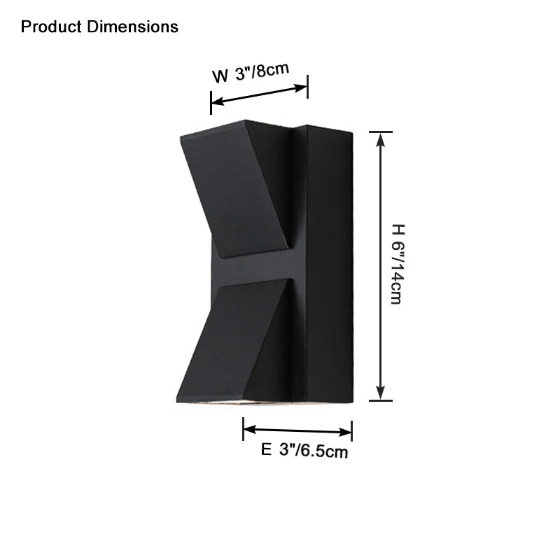 WOMO Outdoor Up Down Wall Light-WM9190 - Image 13