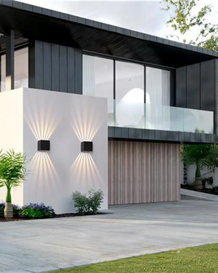WOMO Square Outdoor Up Down Wall Light-WM9194 - Image 5