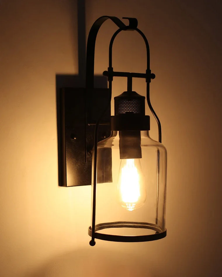 WOMO Vintage Outdoor Wall Lantern-WM9211 - Image 3