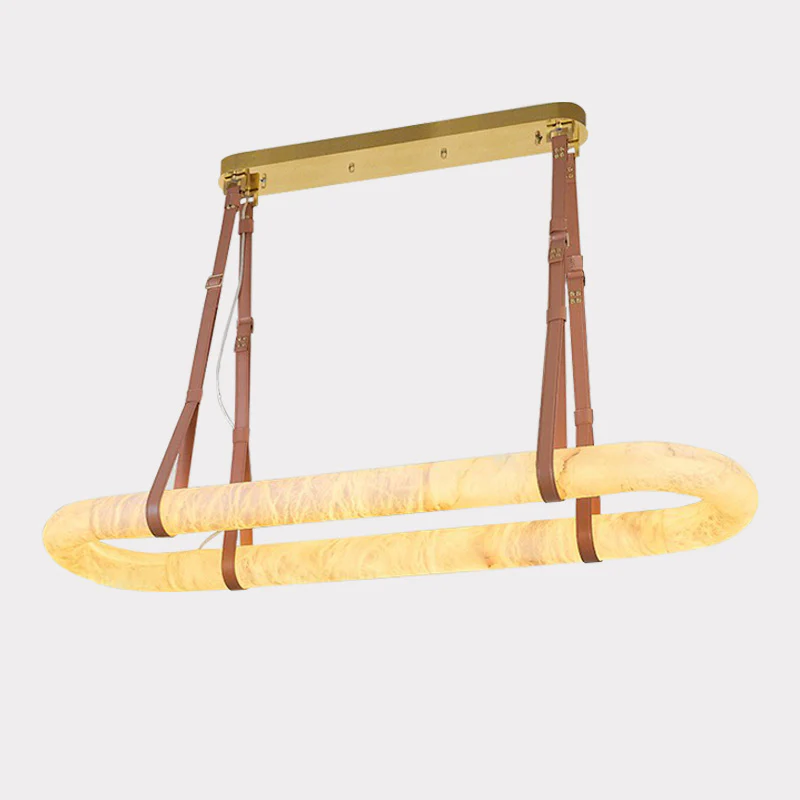 WOMO Oval Alabaster Chandelier-WM2871 - Image 16