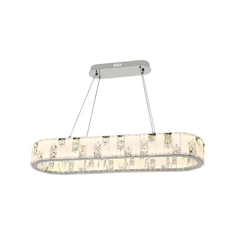 WOMO Oval Crystal Alabaster Chandelier-WM2739 - Image 11