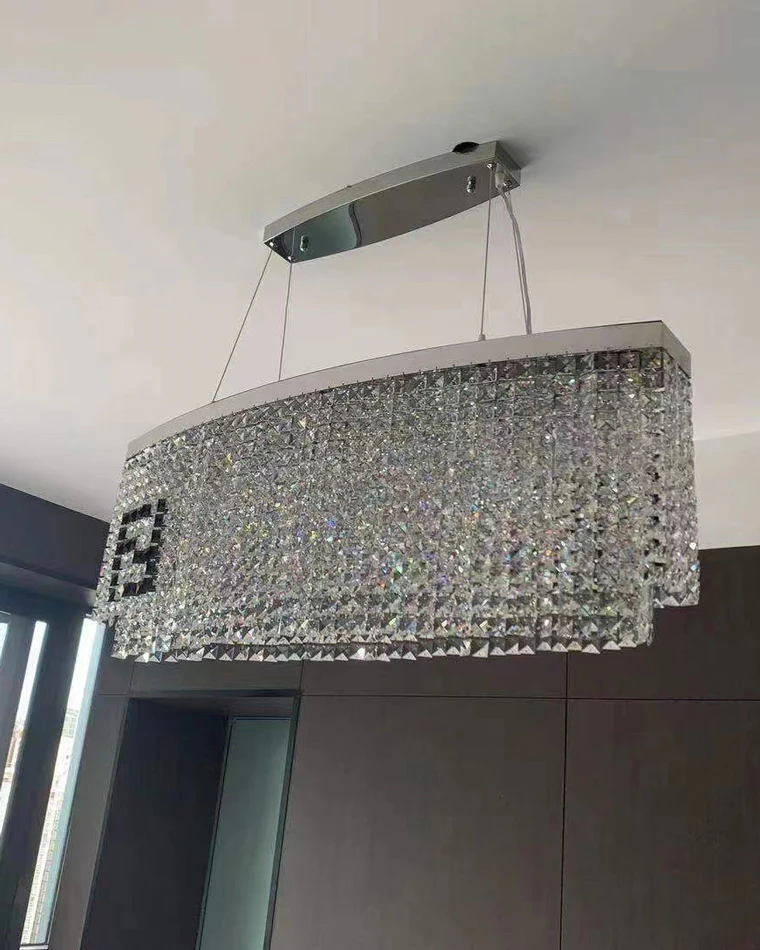 WOMO Oval Crystal Chandelier-WM2071b - Image 17