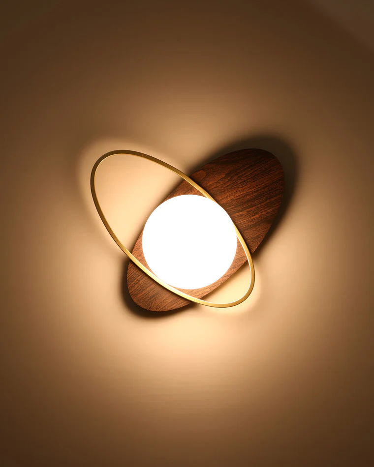WOMO Frosted Glass Oval Accent Wall Sconce-WM6064 - Image 16
