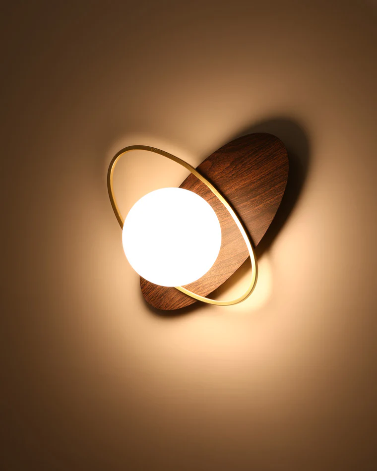 WOMO Frosted Glass Oval Accent Wall Sconce-WM6064 - Image 17