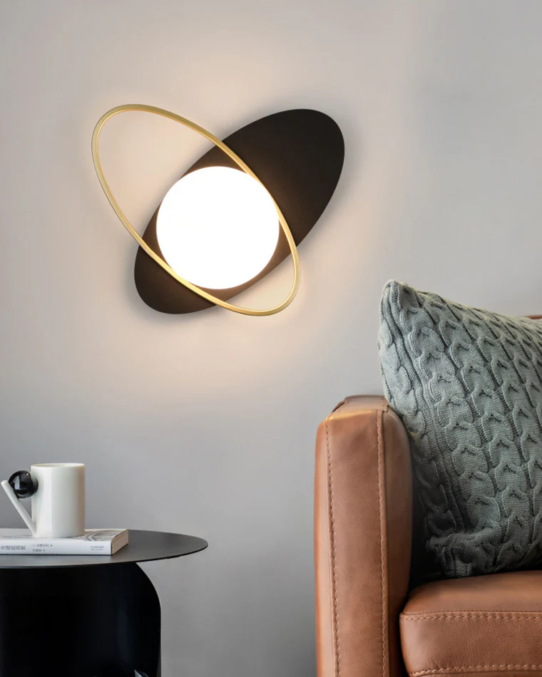 WOMO Frosted Glass Oval Accent Wall Sconce-WM6064 - Image 42