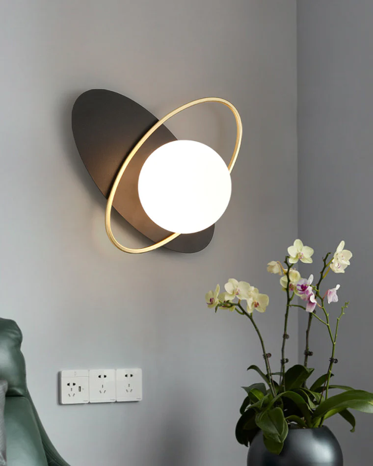 WOMO Frosted Glass Oval Accent Wall Sconce-WM6064 - Image 51