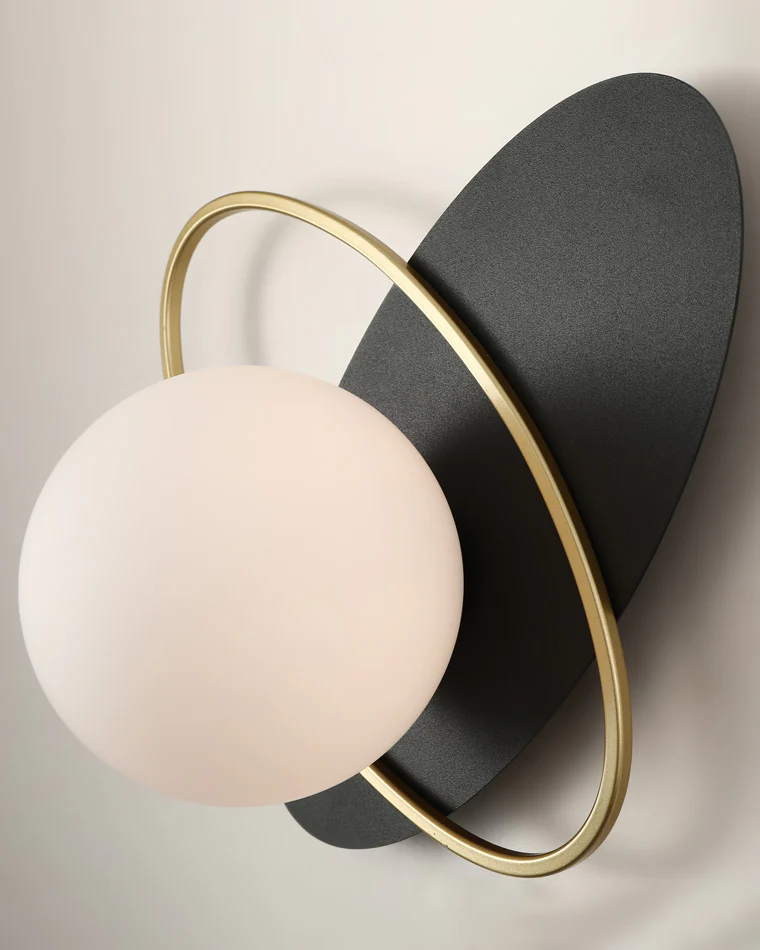 WOMO Frosted Glass Oval Accent Wall Sconce-WM6064 - Image 9