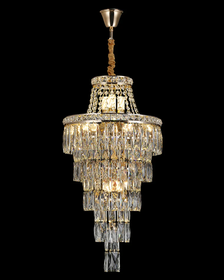 WOMO Oversized Gold Crystal Chandelier-WM2379 - Image 18