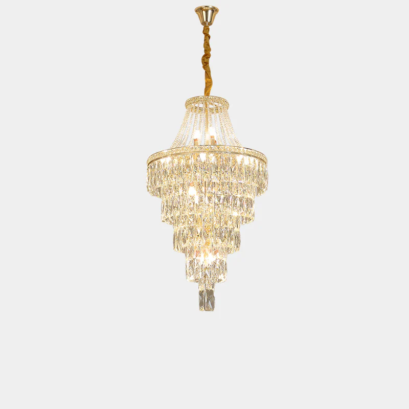 WOMO Oversized Gold Crystal Chandelier-WM2379 - Image 19