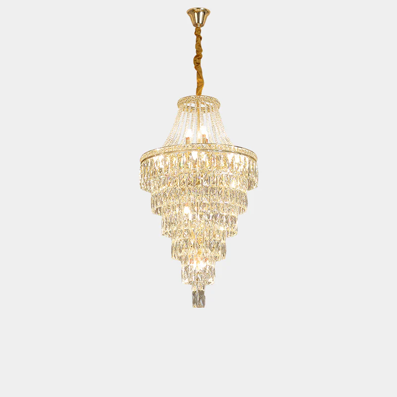 WOMO Oversized Gold Crystal Chandelier-WM2379 - Image 21