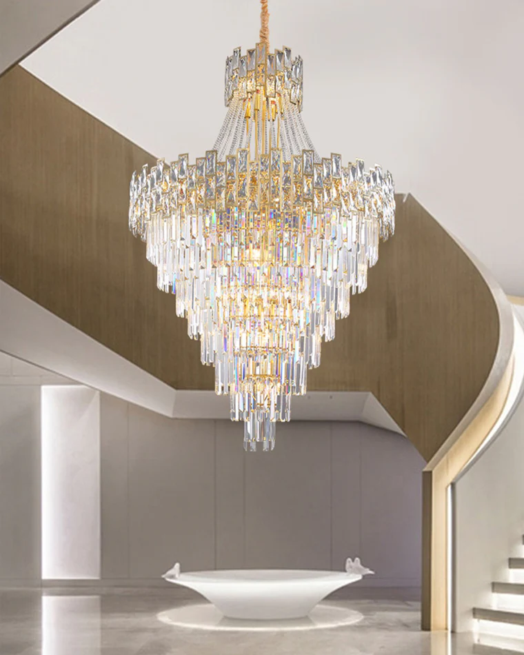 WOMO Massive Tiered Crystal Chandelier-WM2380 - Image 16