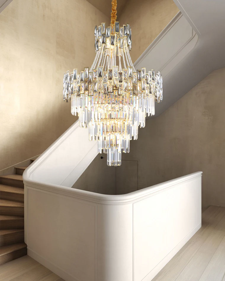 WOMO Massive Tiered Crystal Chandelier-WM2380 - Image 17