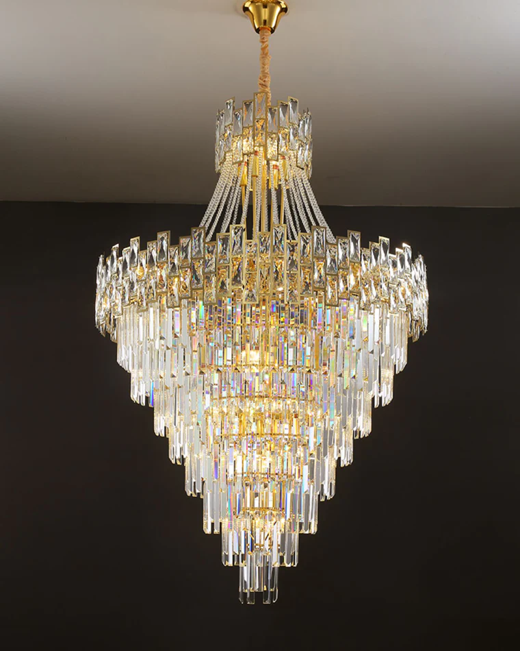 WOMO Massive Tiered Crystal Chandelier-WM2380 - Image 18