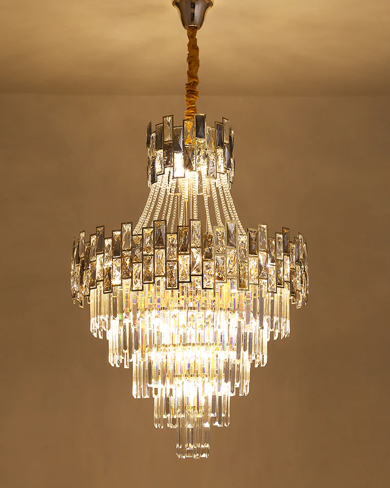 WOMO Massive Tiered Crystal Chandelier-WM2380 - Image 19
