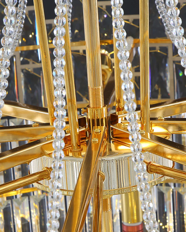 WOMO Massive Tiered Crystal Chandelier-WM2380 - Image 25