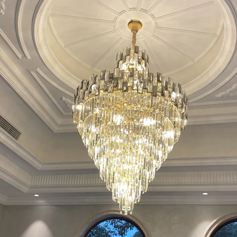 WOMO Massive Tiered Crystal Chandelier-WM2380 - Image 29