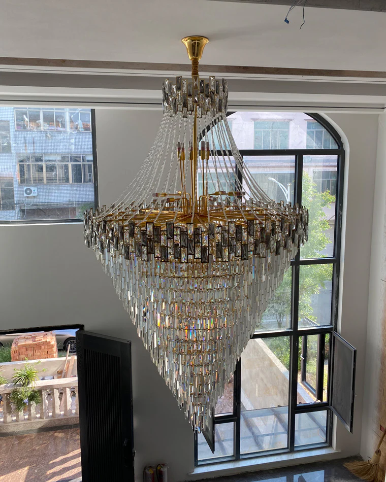WOMO Massive Tiered Crystal Chandelier-WM2380 - Image 3