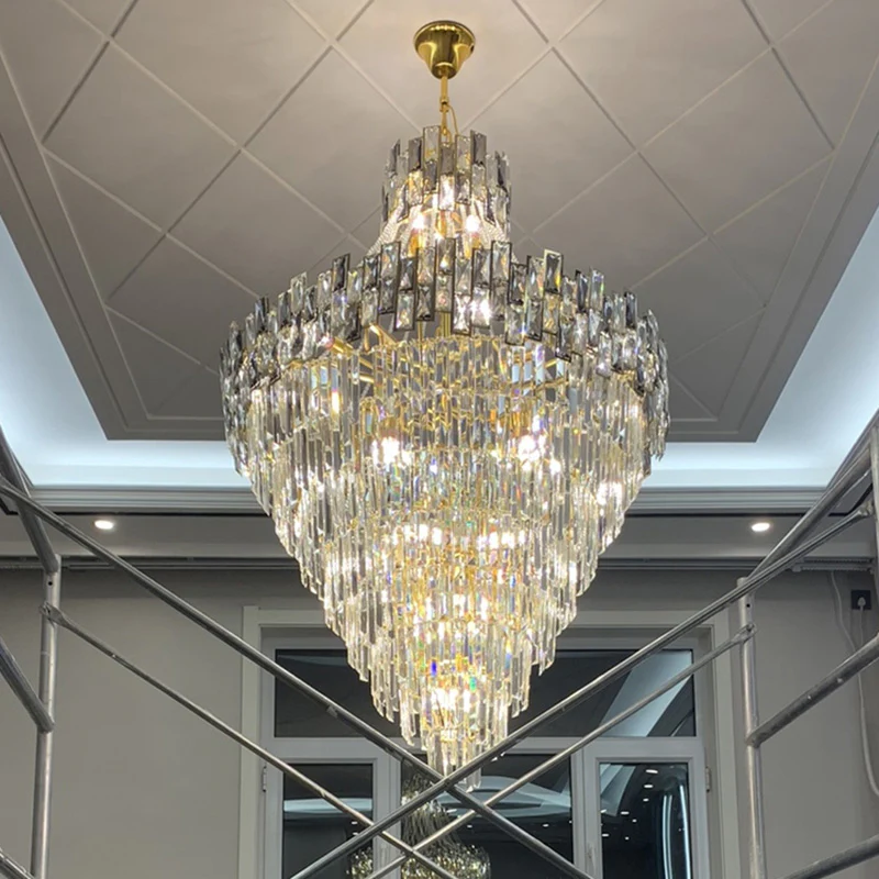 WOMO Massive Tiered Crystal Chandelier-WM2380 - Image 31