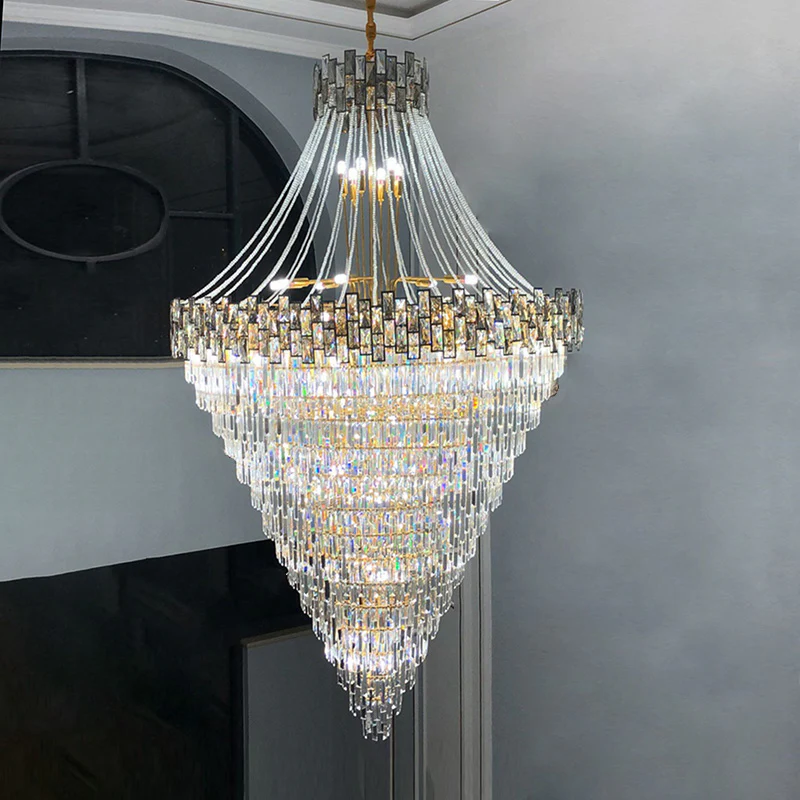 WOMO Massive Tiered Crystal Chandelier-WM2380 - Image 33