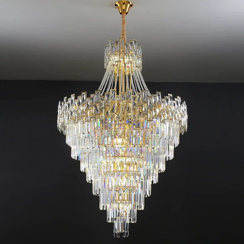 WOMO Massive Tiered Crystal Chandelier-WM2380 - Image 37