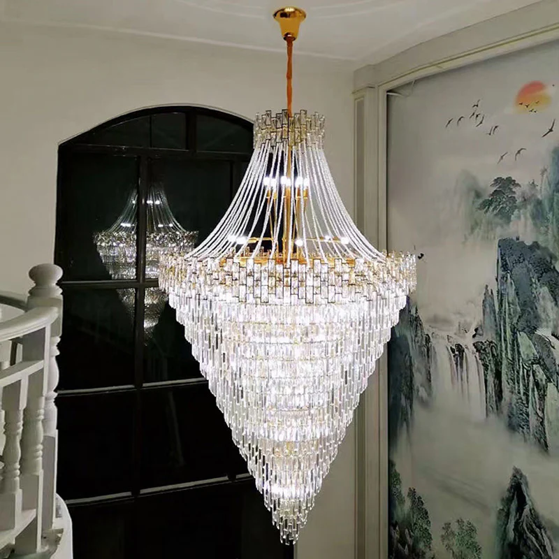 WOMO Massive Tiered Crystal Chandelier-WM2380 - Image 41