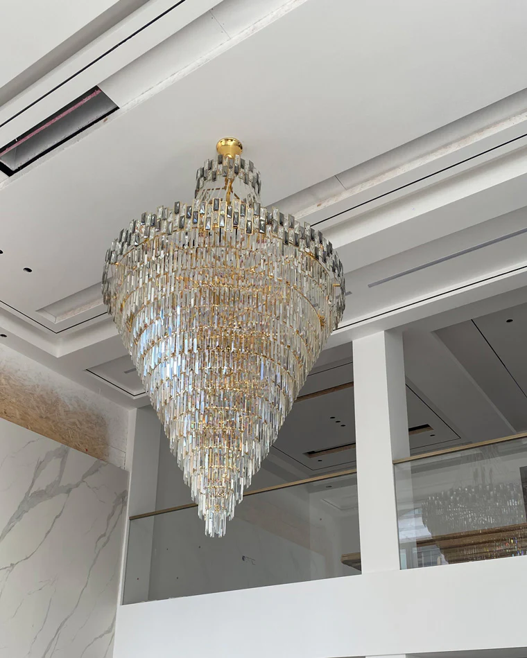 WOMO Massive Tiered Crystal Chandelier-WM2380 - Image 5